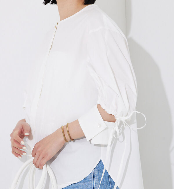 Rouge vif「スラッシュカフス・パフ袖ブラウス」|シャツ・ブラウス|