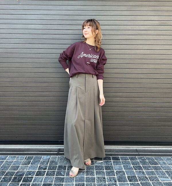 Rouge vif「【AMERICANA&times;MICA＆DEAL/ アメリカーナ&times;マイカ】long te」|Tシャツ・カットソー|