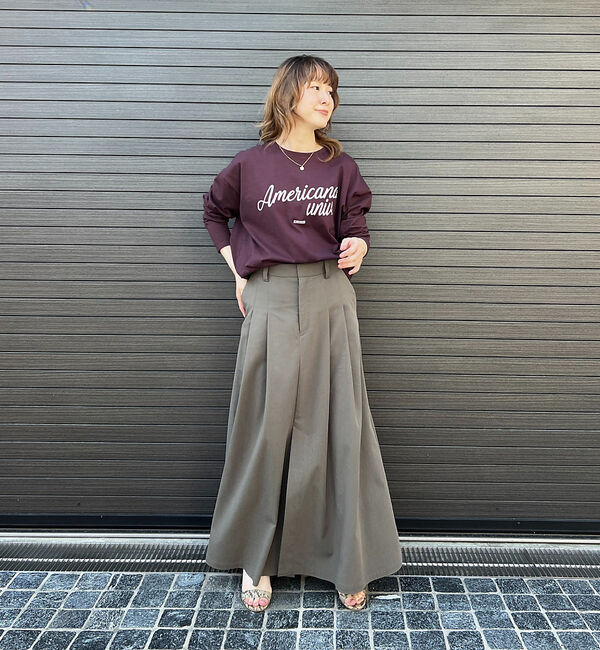 Rouge vif「【AMERICANA&times;MICA＆DEAL/ アメリカーナ&times;マイカ】long te」|Tシャツ・カットソー|