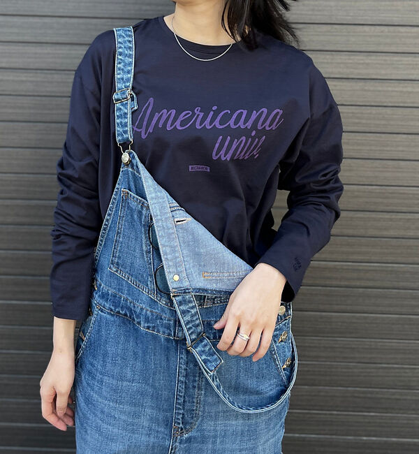 Rouge vif「【AMERICANA&times;MICA＆DEAL/ アメリカーナ&times;マイカ】long te」|Tシャツ・カットソー|