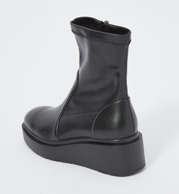 Rouge vif「追加【Mollini/モリーニ】厚底 ストレッチブーツ / プラットフォーム /」|ショートブーツ|