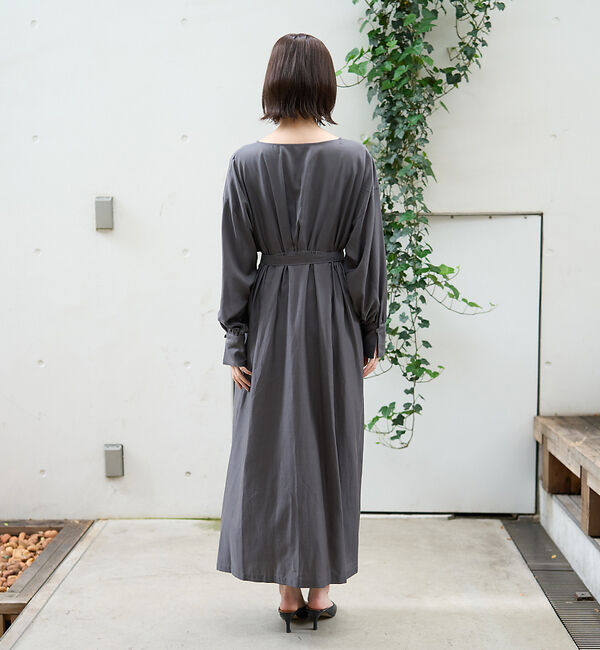 Rouge vif「ヴィンテージキュプラウエストマークワンピース」|ワンピース|