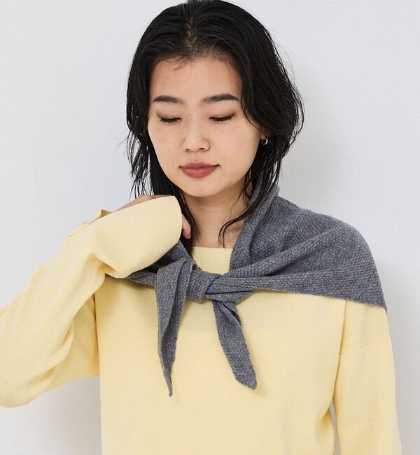 Rouge vif「【WILLIAM BRUNTON/ウィリアム ブラントン】ヘッドスカーフ」|マフラー|