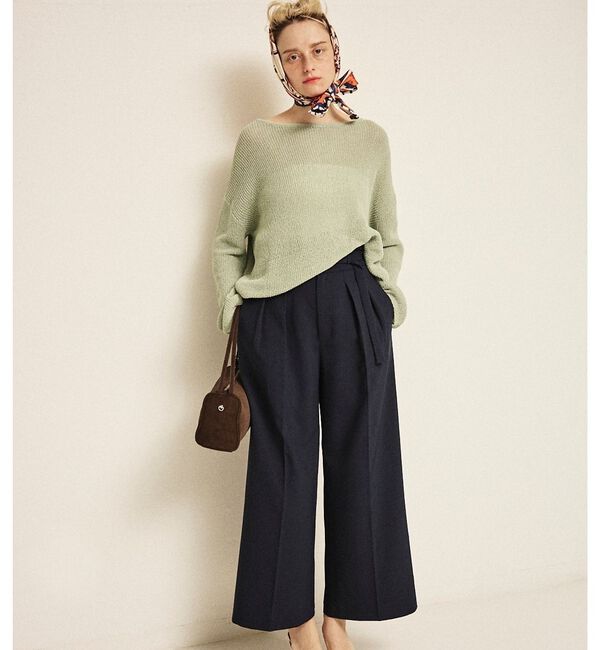 Rouge vif「【manipuri/マニプリ】フローラ大判シルクスカーフ 88&times;88 日本製【予」|バンダナ・スカーフ|