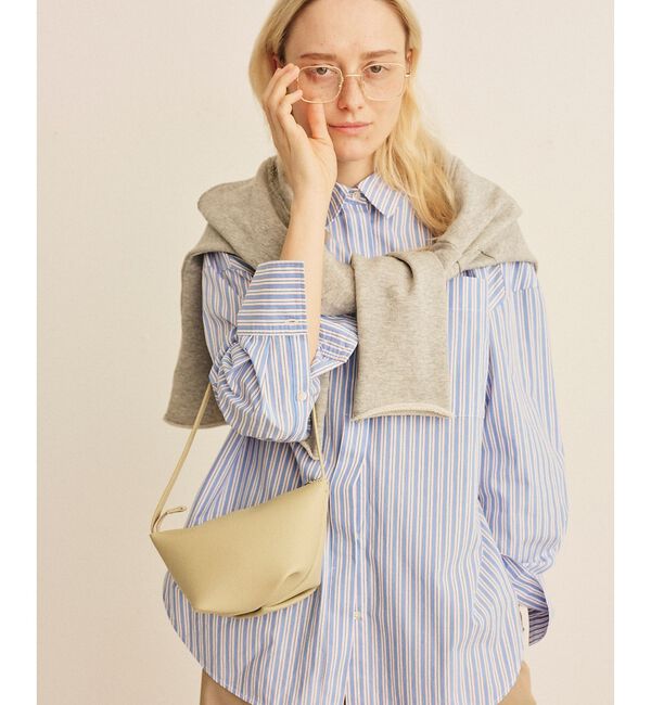 Rouge vif「コットンマルチストライプビッグシャツ【予約】」|シャツ・ブラウス|