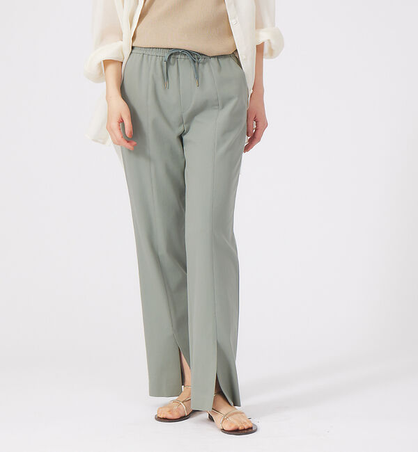 qualite「2WAYストレッチドロストベンツパンツ」|その他|カーキ