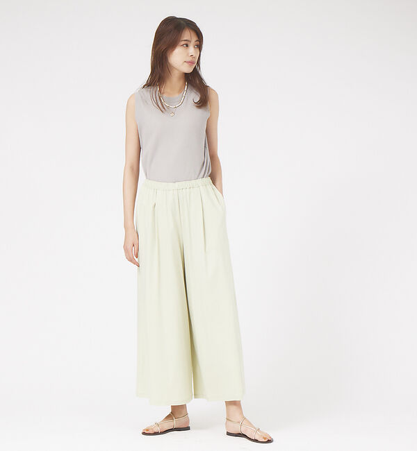 qualite「ツィストテレコノースリーブ」|Tシャツ・カットソー|