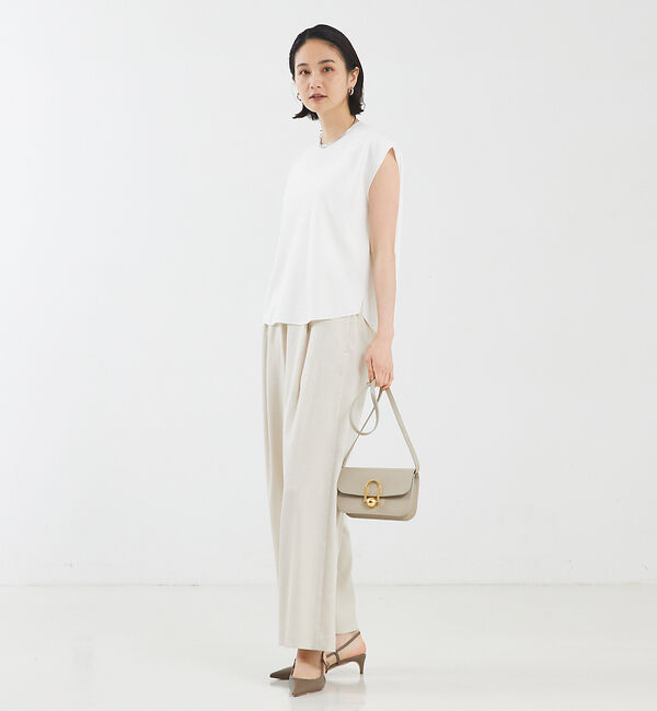 qualite「【セットアップ対応】リネンライクワイドパンツ」|その他|