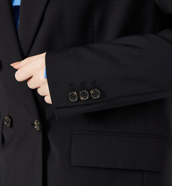 qualite「ウールトロダブルボタンジャケット」|その他|