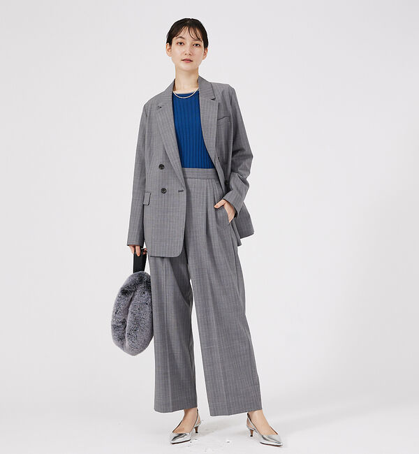 qualite「ウールトロダブルボタンジャケット」|その他|