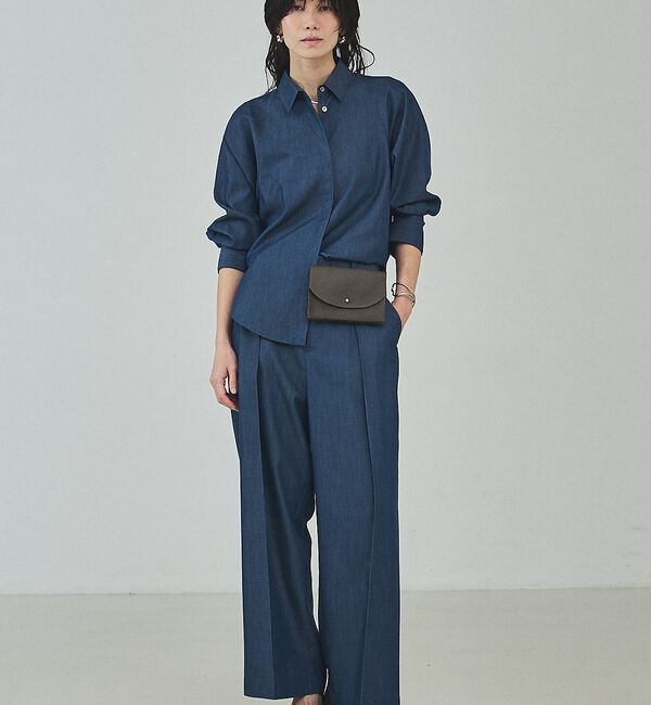 qualite「【セットアップ対応】テンセルハイツイストワイドパンツ【予約】」|その他|