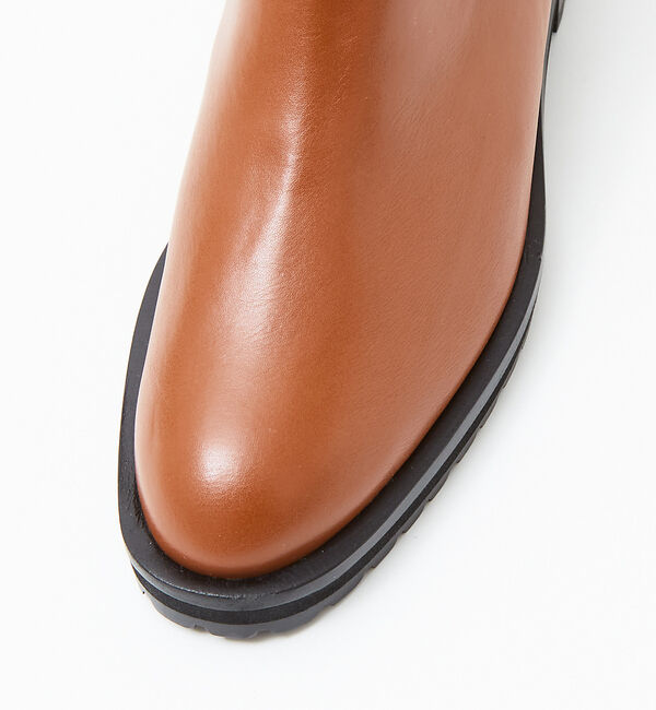 AU BANNISTER「【LAROUTE】アシンメトリーロングブーツ」|ショートブーツ|