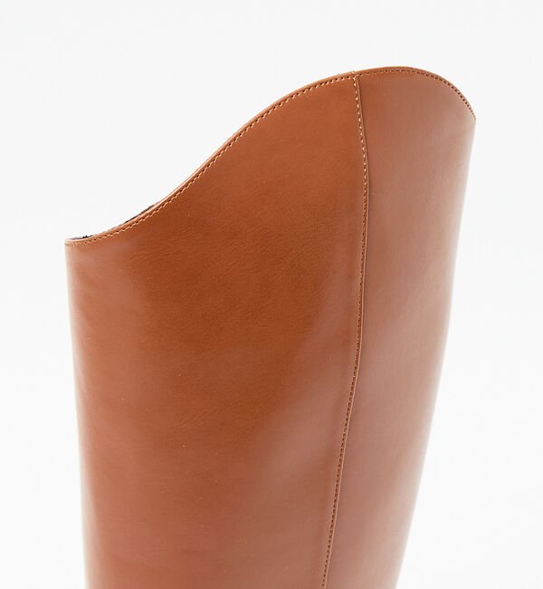 AU BANNISTER「【LAROUTE】アシンメトリーロングブーツ」|ショートブーツ|