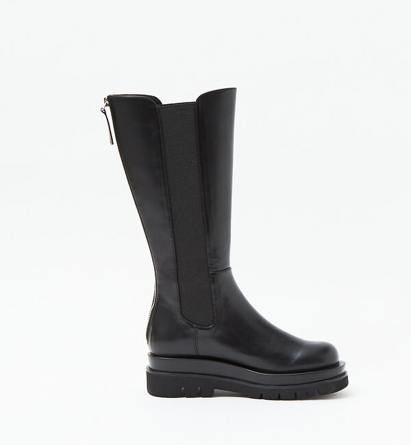 AU BANNISTER「【LAROUTE】トラックソールロングブーツ」|ショートブーツ|