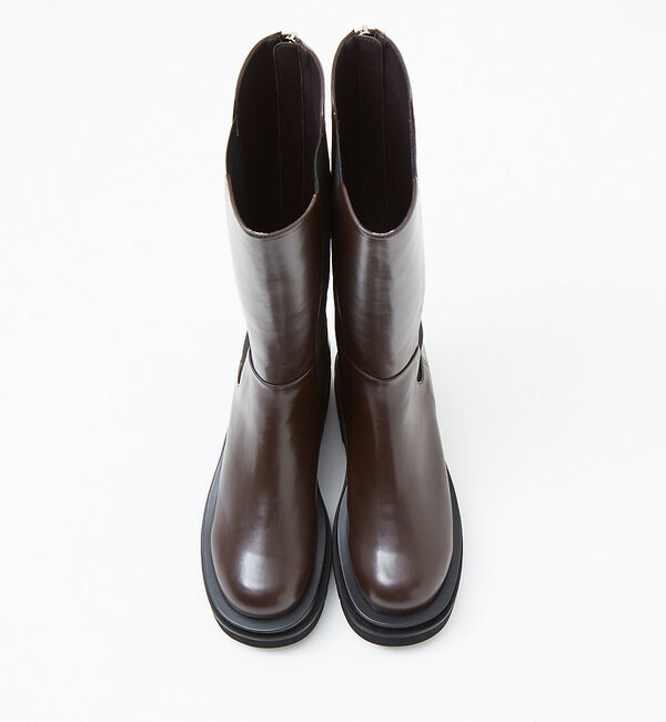 AU BANNISTER「【LAROUTE】トラックソールロングブーツ」|ショートブーツ|