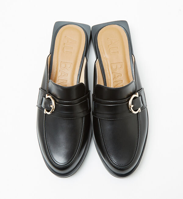 AU BANNISTER「ローファーモチーフミュール」|サンダル|