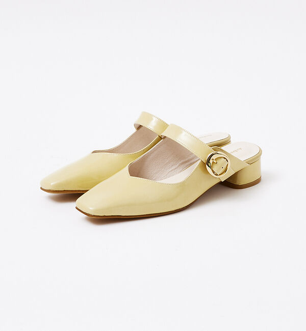 AU BANNISTER「メリージェーンミュールパンプス」|サンダル|イエロー