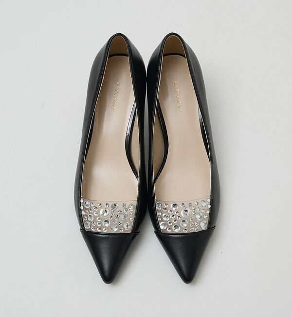 AU BANNISTER「ラインストーンパンプス【予約】」|パンプス|ブラック