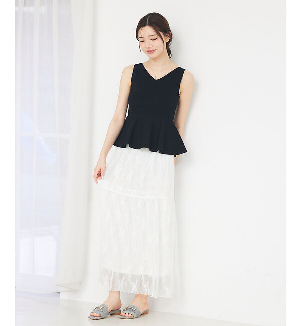 SELFIST「レースロングスカート」|スカート|