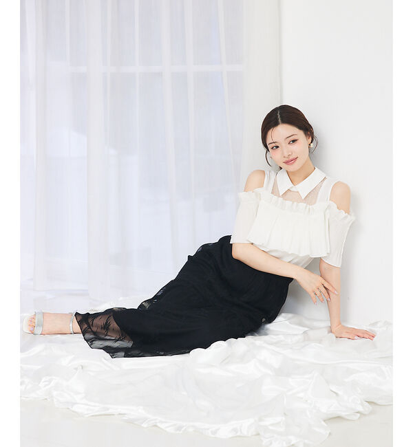 SELFIST「レースロングスカート」|スカート|