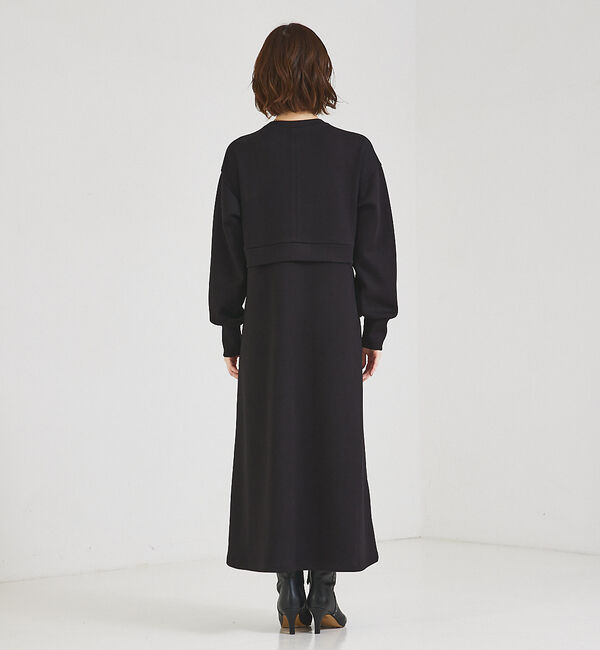 abahouse mavie「【大人のいちまんワンピ】ライトダンボールフレアーワンピ」|ワンピース|