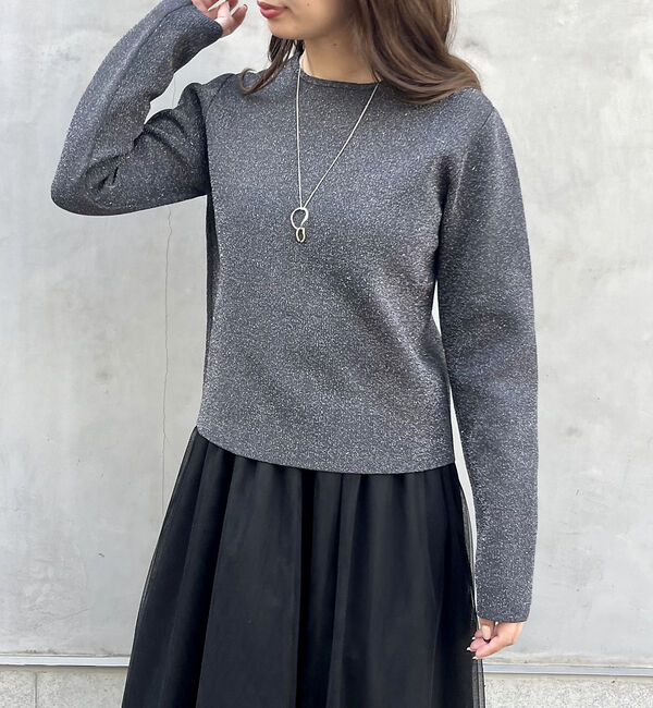 abahouse mavie「ラメプレーティング２ＷＡＹカーデ」|カーディガン|