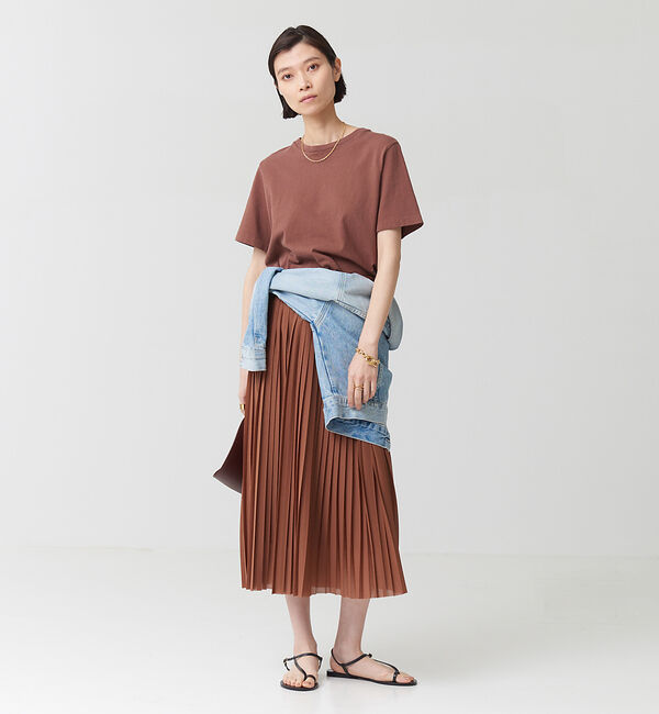 The Store by C' 「【COCUCA】プリーツジャージスカート」|スカート|