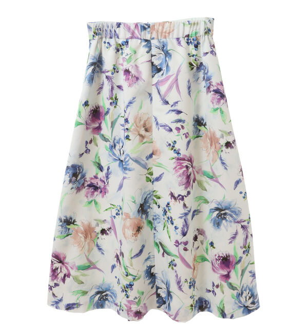 TIARA「花と羽タックフレアスカート」|スカート|