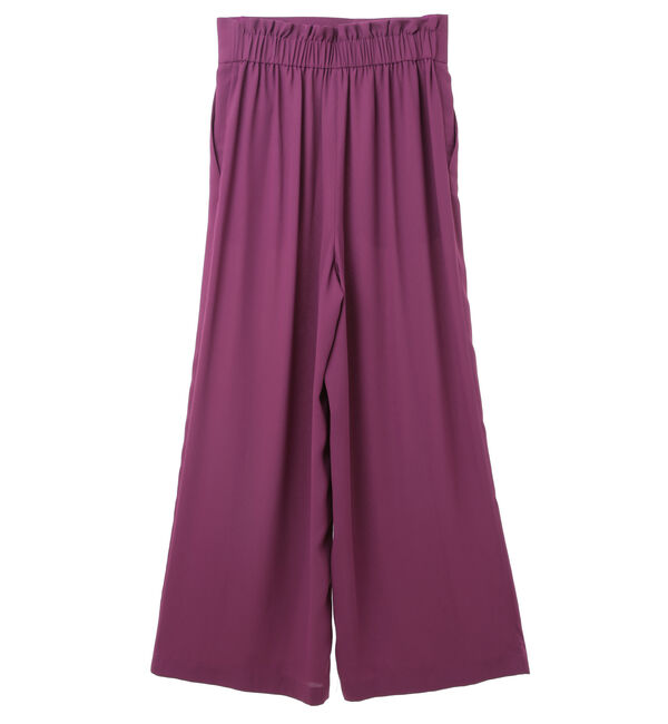 TIARA「タックフレアパンツ」|スラックス|