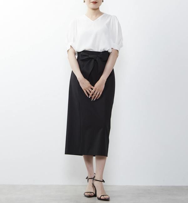 TIARA「Vネックブラウス」|シャツ・ブラウス|