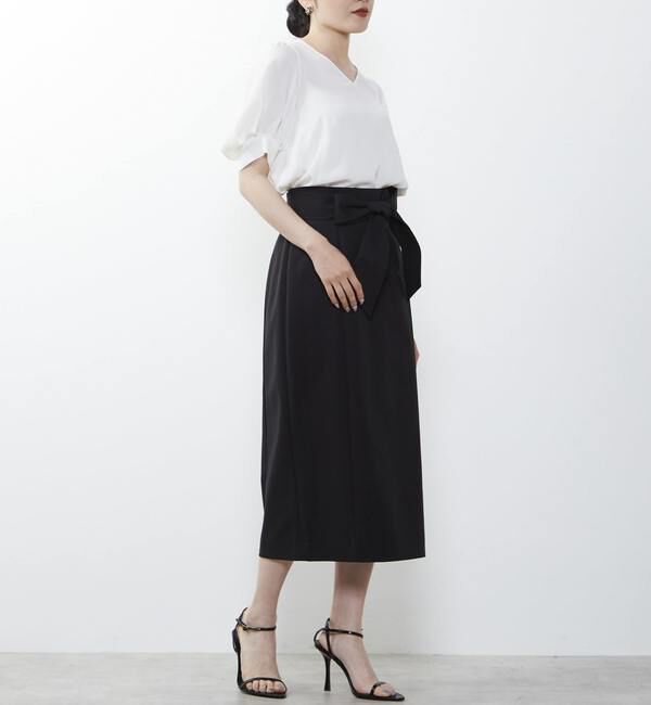 TIARA「Vネックブラウス」|シャツ・ブラウス|