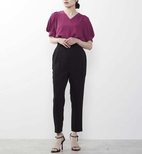 TIARA「Vネックブラウス」|シャツ・ブラウス|