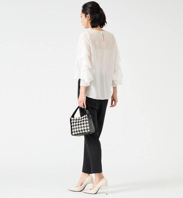 TIARA「フリルスリーブブラウス」|シャツ・ブラウス|