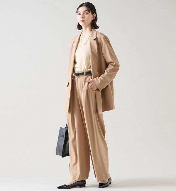 TIARA「リラックステーラードジャケット（セットアップ可）」|テーラードジャケット|