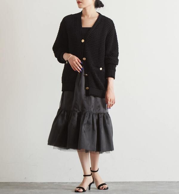 Liesse「オーガンザティアードスカート」|スカート|