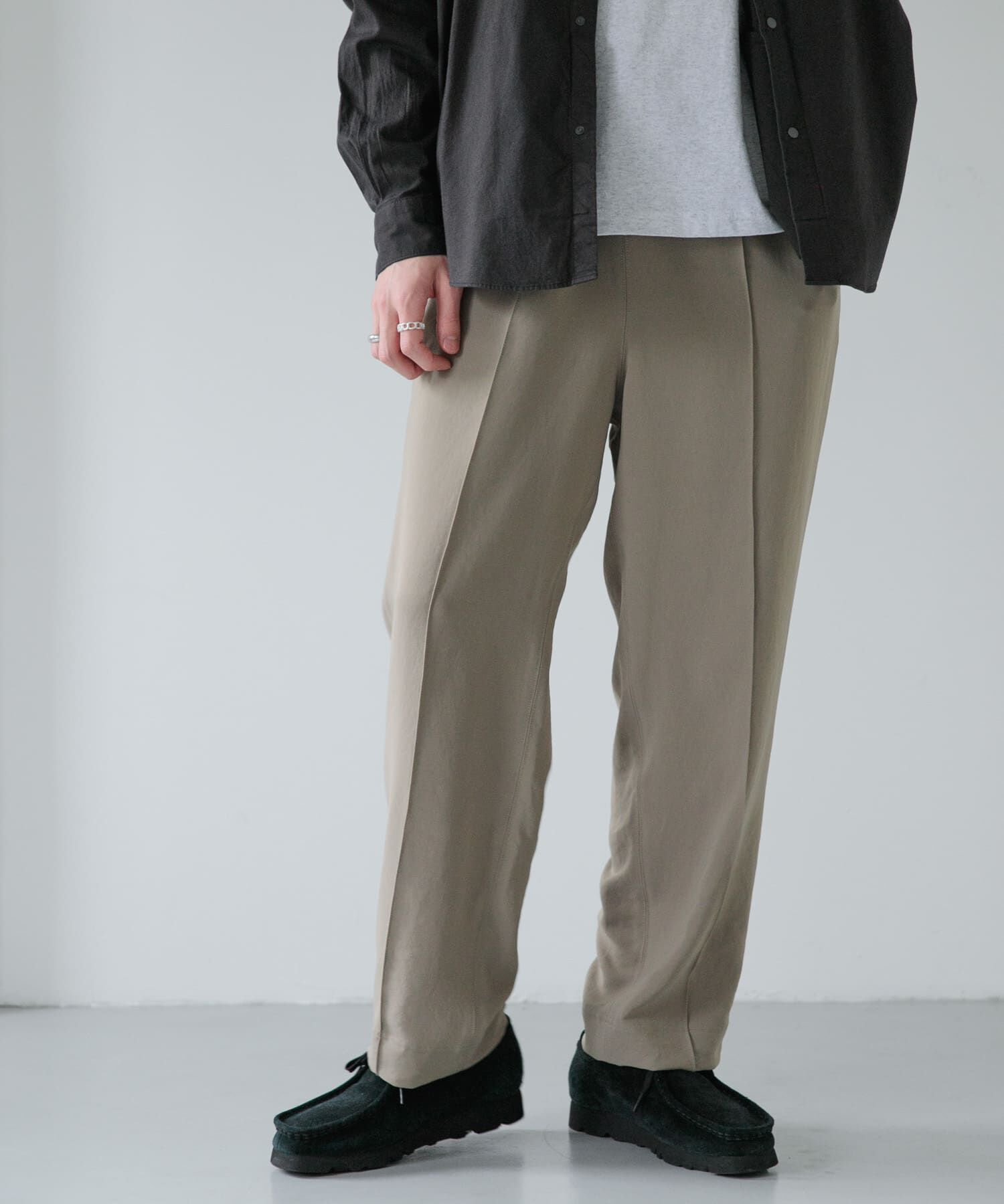 URBAN RESEARCH DOORS「FORK&SPOON　ワッシャーダブルクロスイージーパンツ」|その他|ベージュ系その他