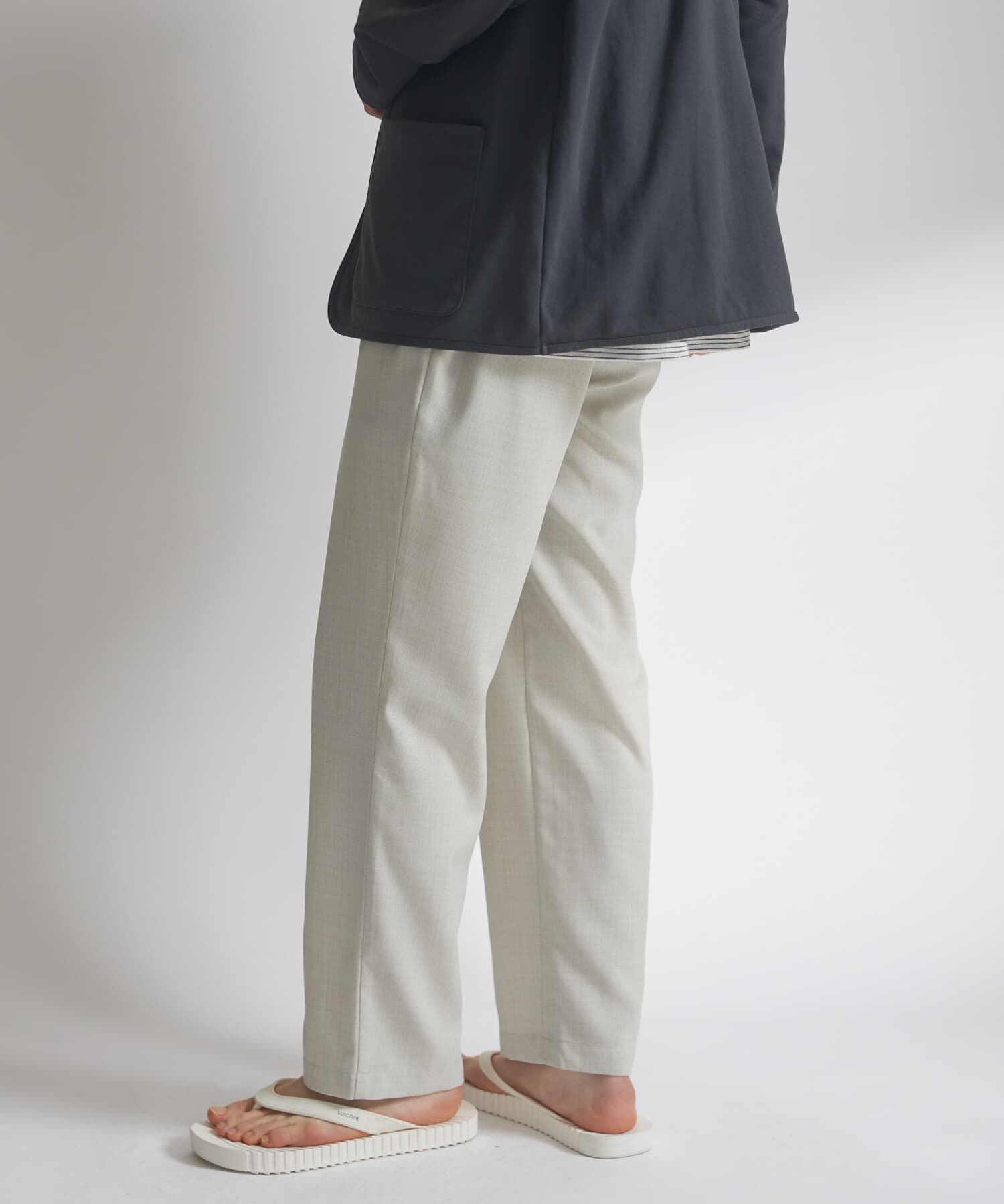URBAN RESEARCH DOORS「『吸水速乾/イージーケア』リネンライクイージーパンツ」|その他|