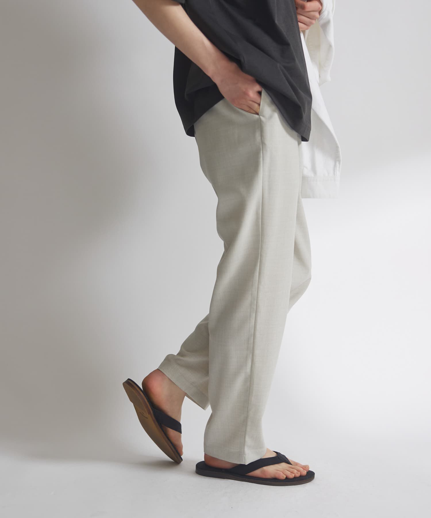 URBAN RESEARCH DOORS「『吸水速乾/イージーケア』リネンライクイージーパンツ」|その他|