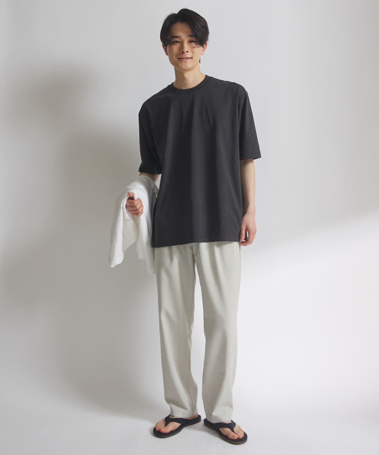 URBAN RESEARCH DOORS「『吸水速乾/イージーケア』リネンライクイージーパンツ」|その他|