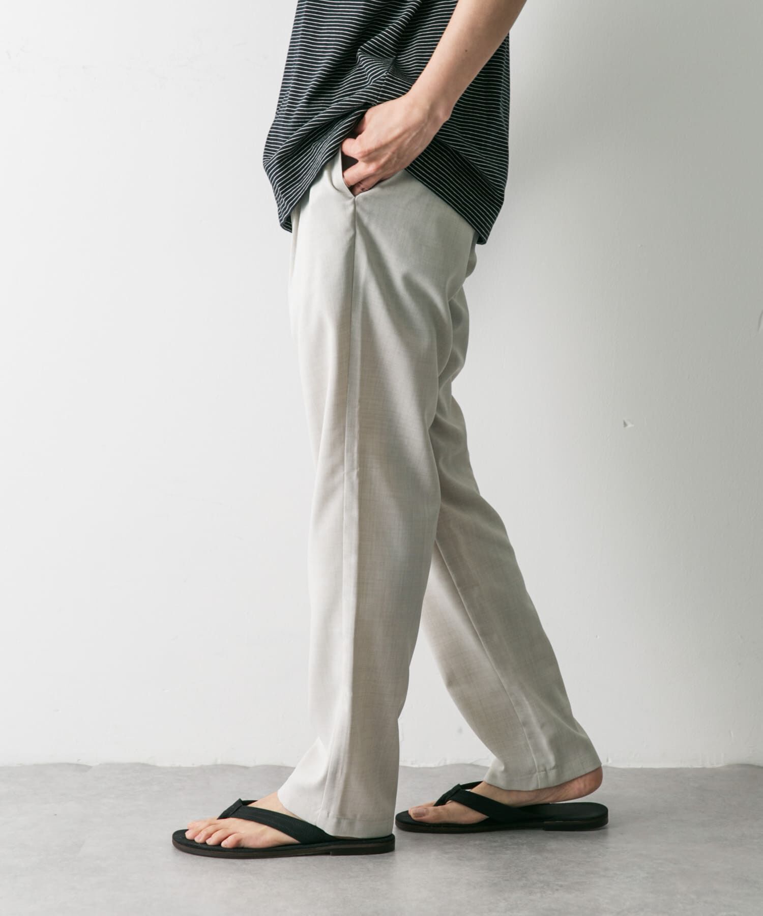 URBAN RESEARCH DOORS「『吸水速乾/イージーケア』リネンライクイージーパンツ」|その他|