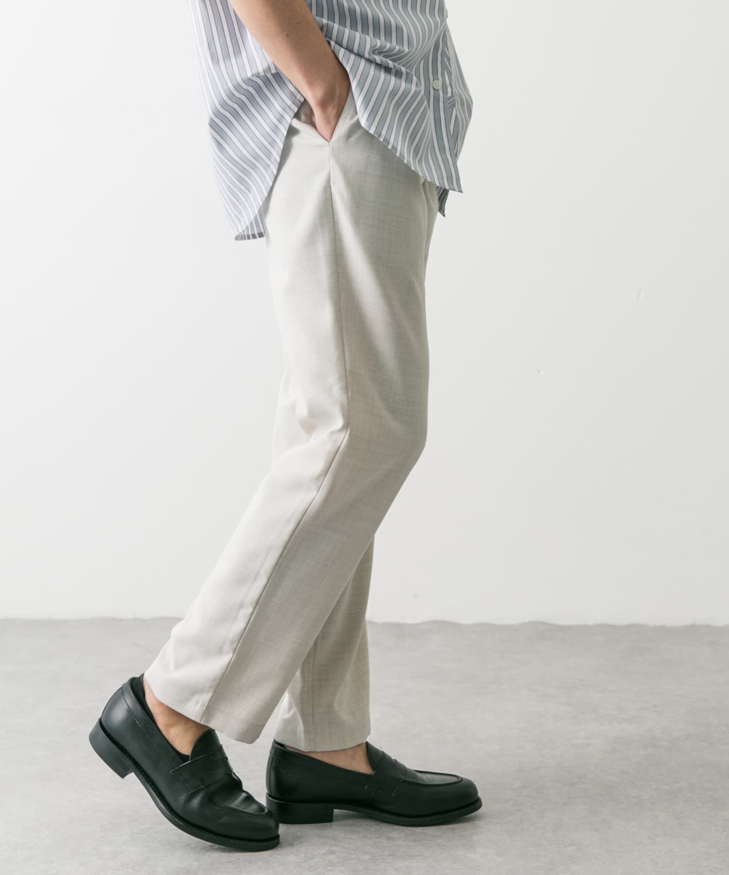 URBAN RESEARCH DOORS「『吸水速乾/イージーケア』リネンライクイージーパンツ」|その他|