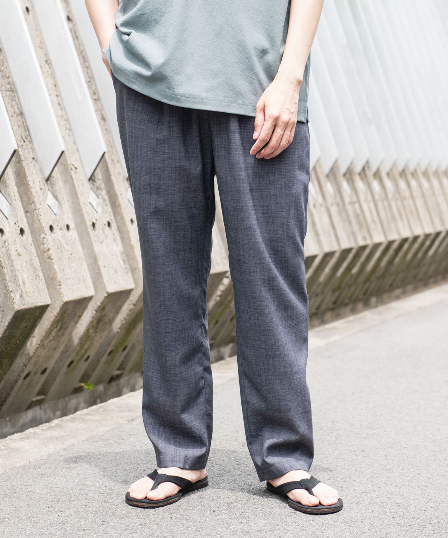 URBAN RESEARCH DOORS「『吸水速乾/イージーケア』リネンライクイージーパンツ」|その他|