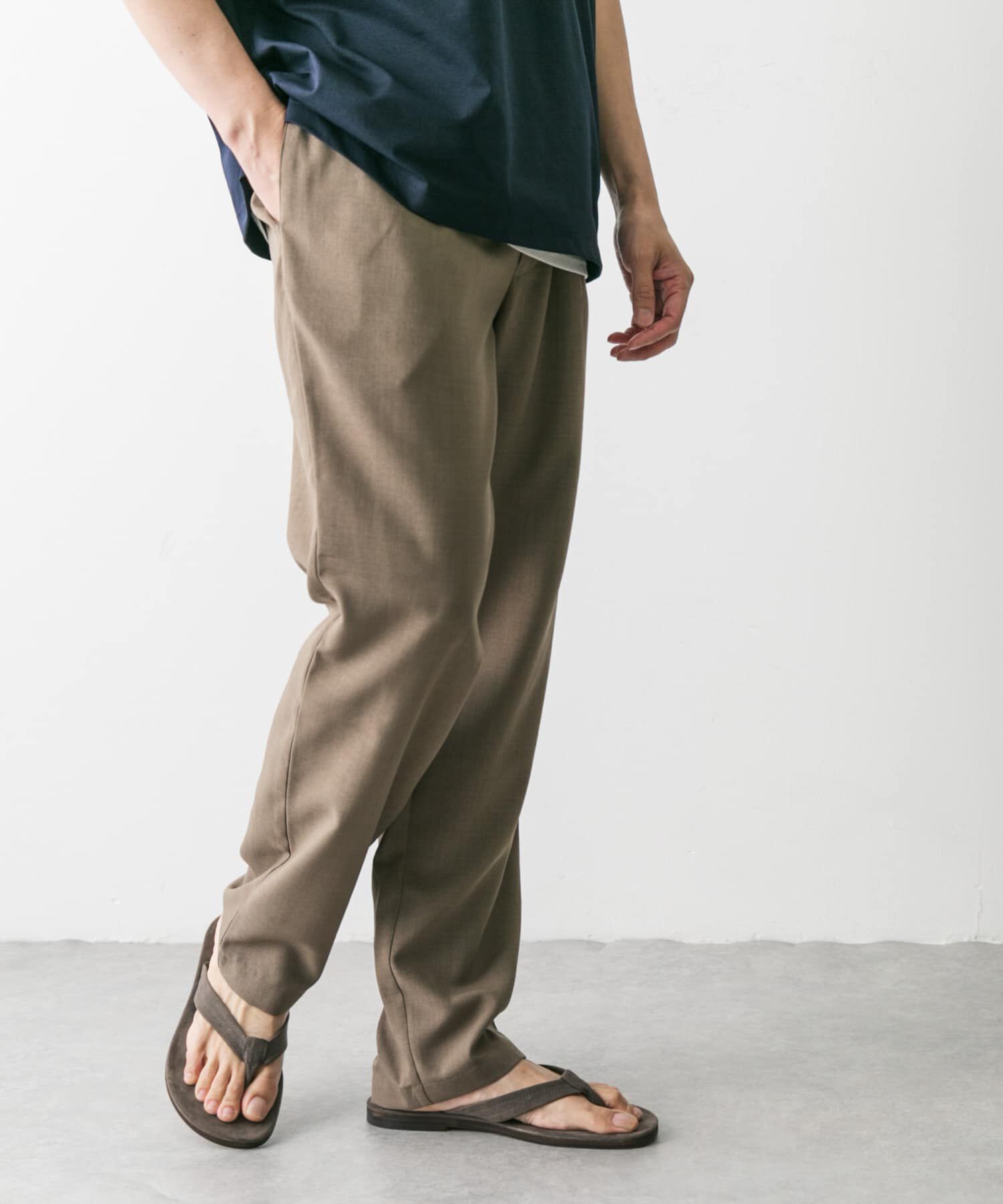 URBAN RESEARCH DOORS「『吸水速乾/イージーケア』リネンライクイージーパンツ」|その他|