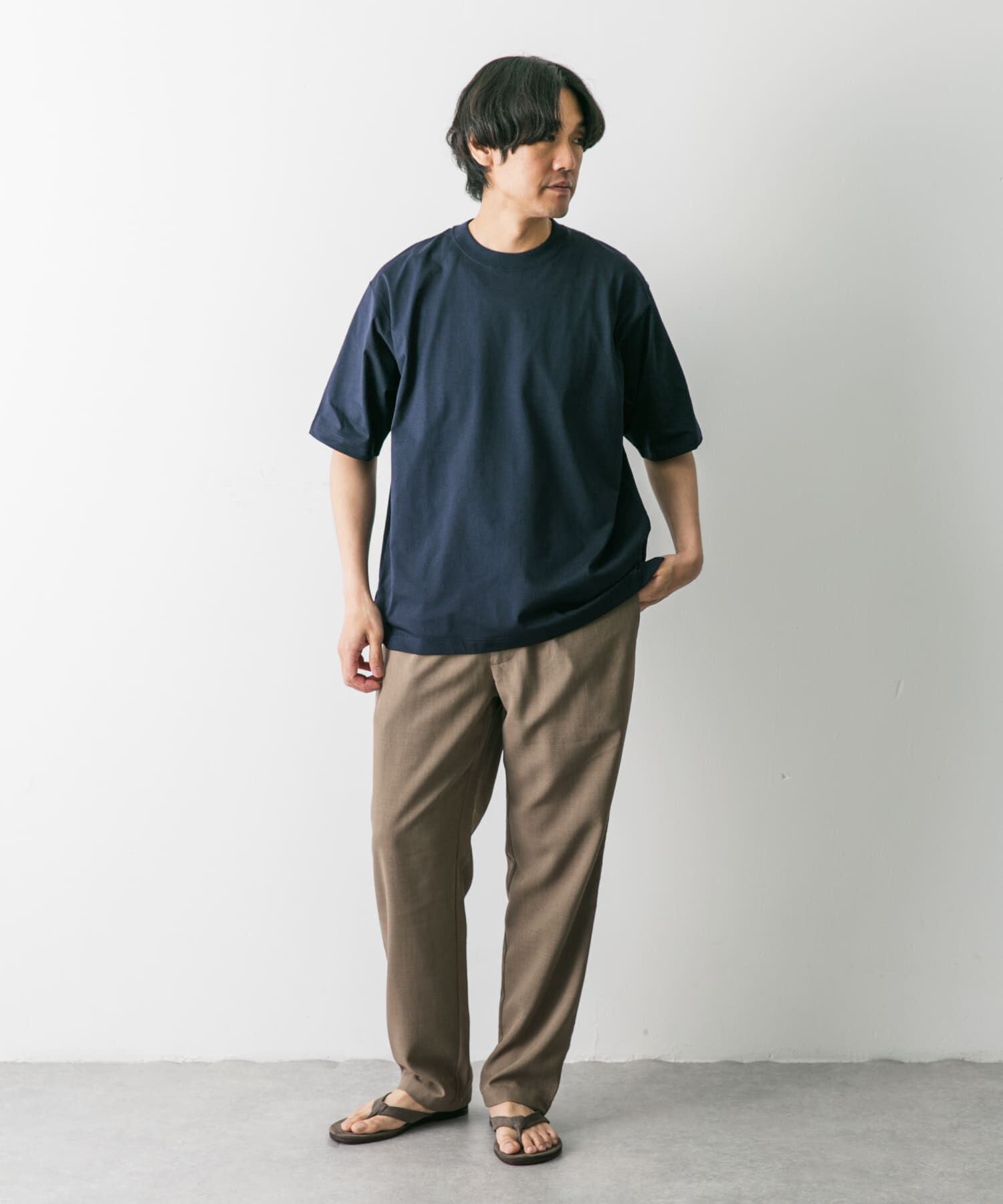 URBAN RESEARCH DOORS「『吸水速乾/イージーケア』リネンライクイージーパンツ」|その他|