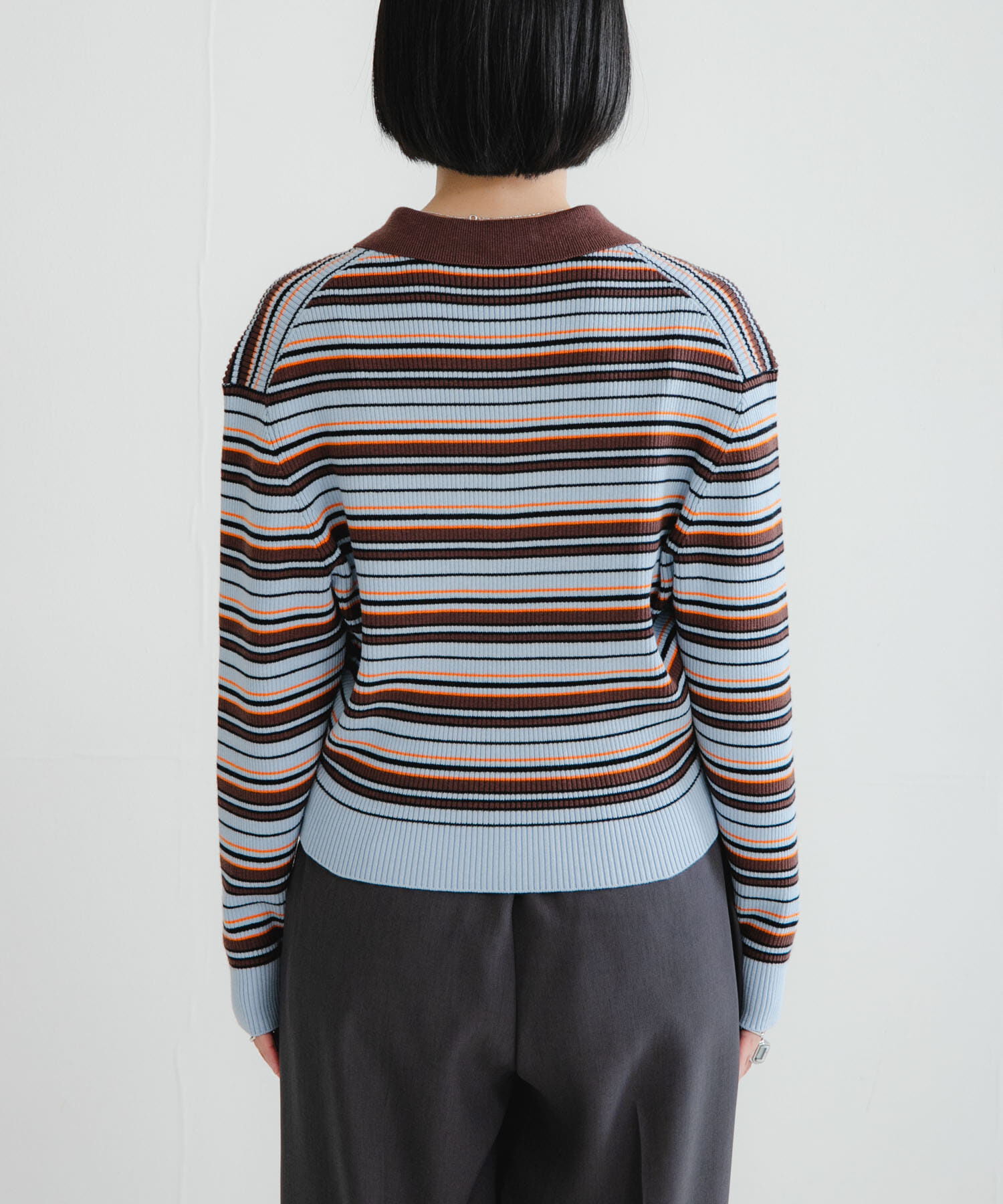 URBAN RESEARCH「コットンシルクポロ衿ニット」|ニット・セーター|