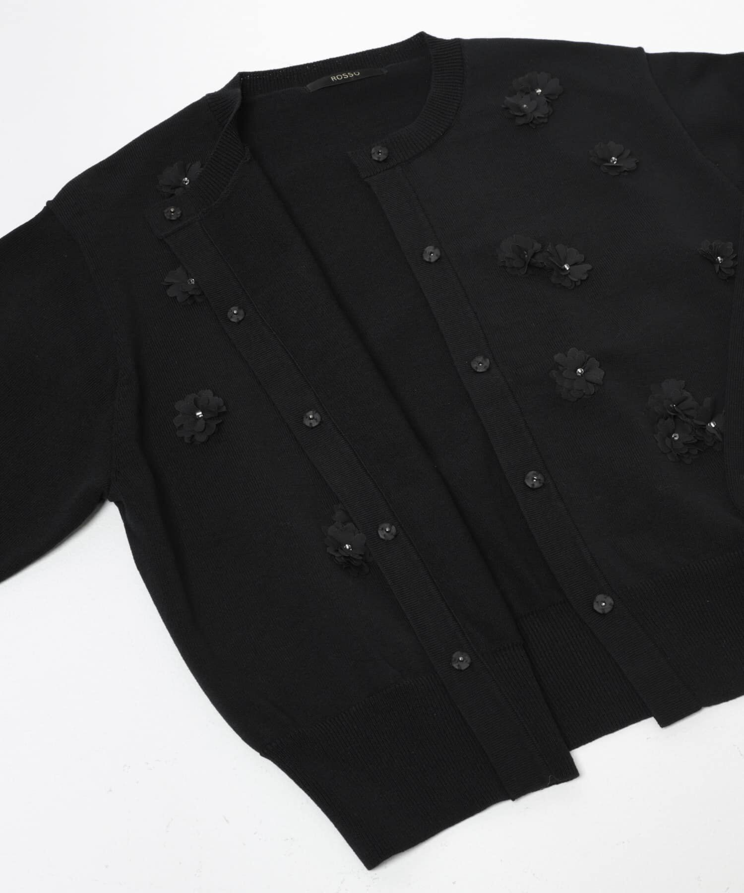 URBAN RESEARCH ROSSO「フラワーモチーフカーディガン」|カーディガン|