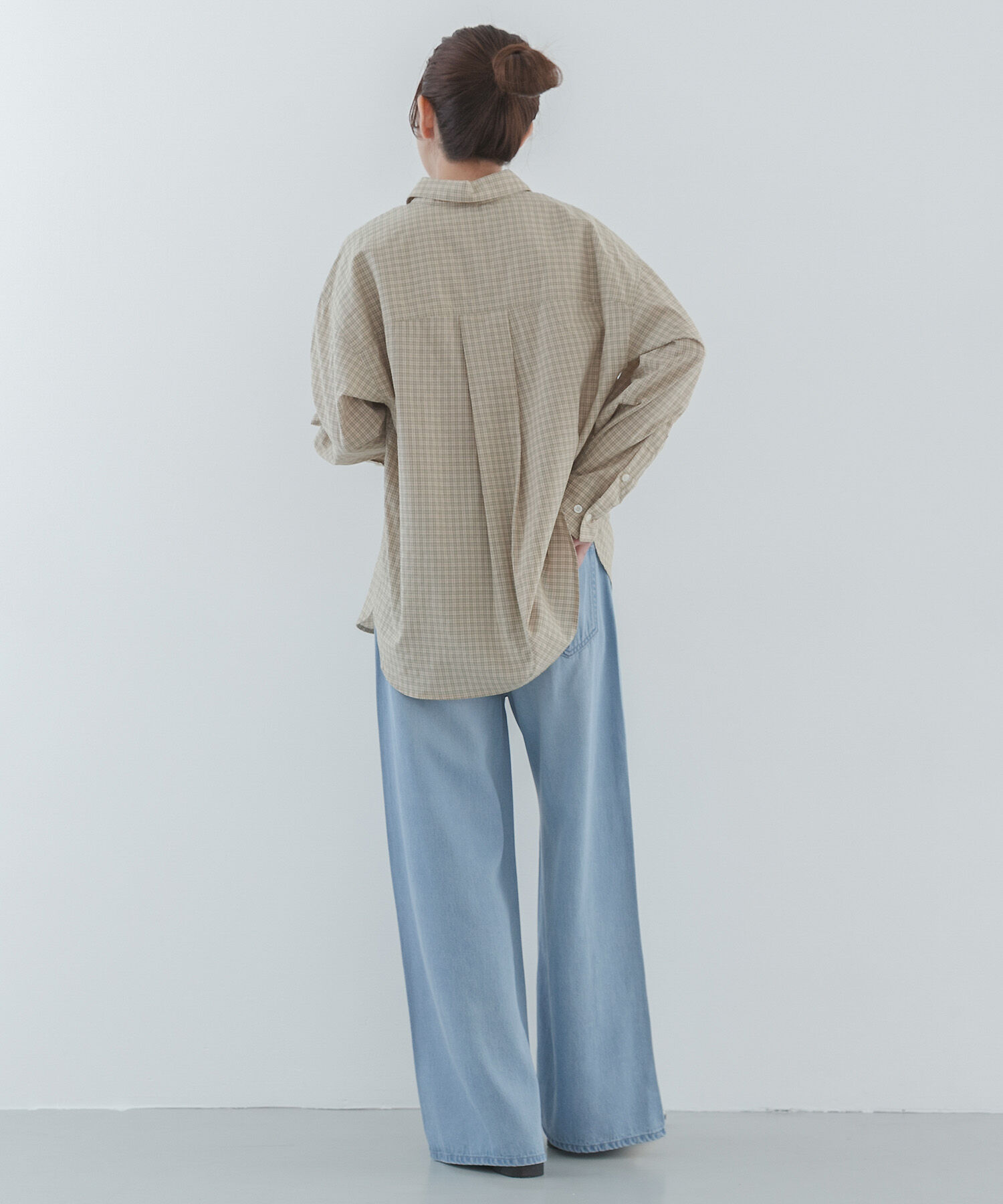 Sonny Label 「リヨセルコットンドロストワイドデニム」|デニム|