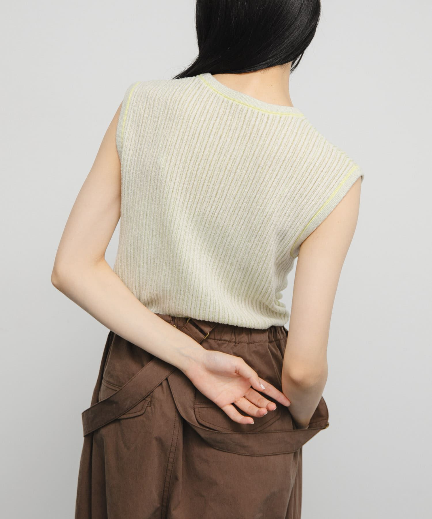  「スリーブレスリンクスニット」|ニット・セーター|ホワイト系その他