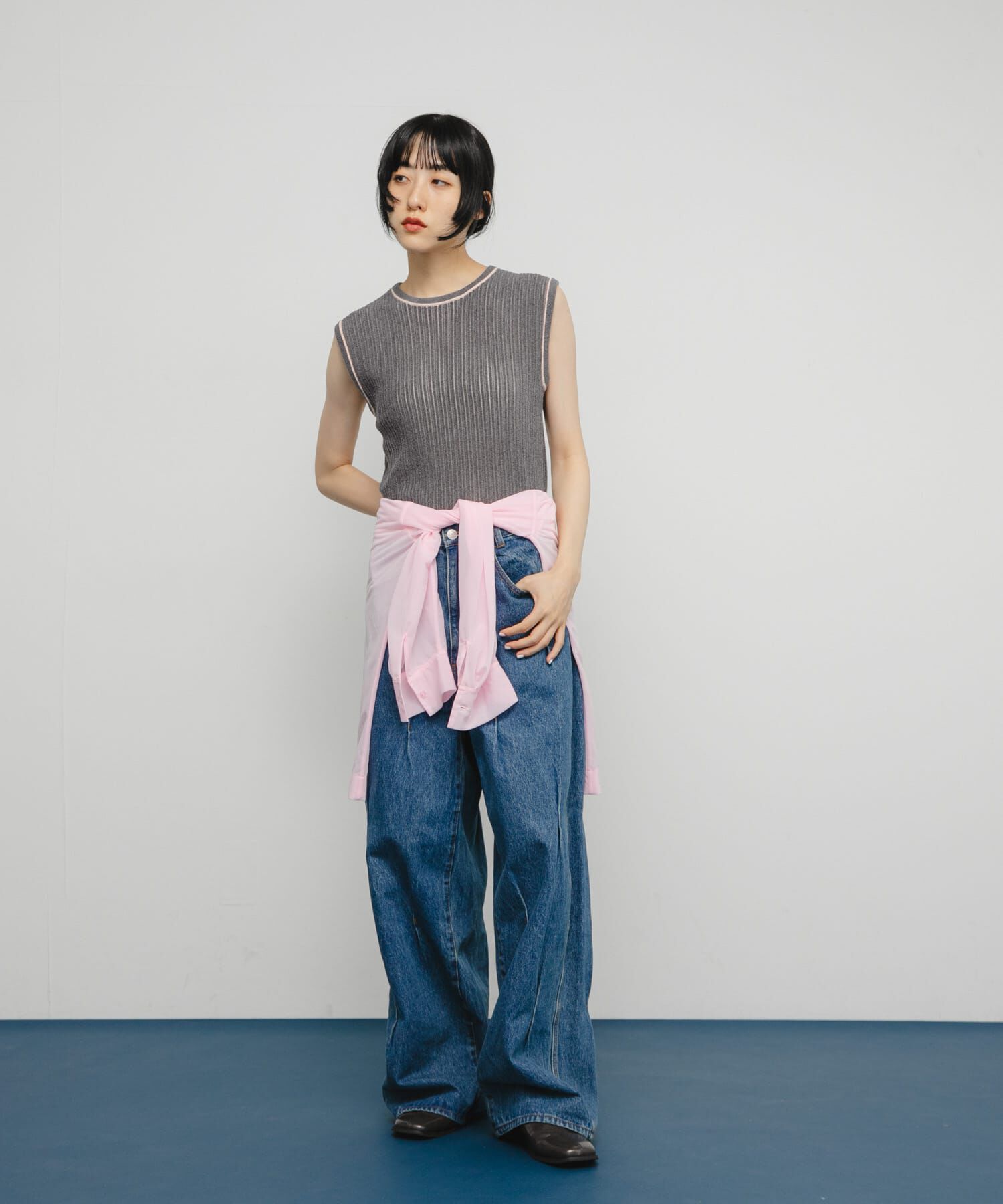  「スリーブレスリンクスニット」|ニット・セーター|