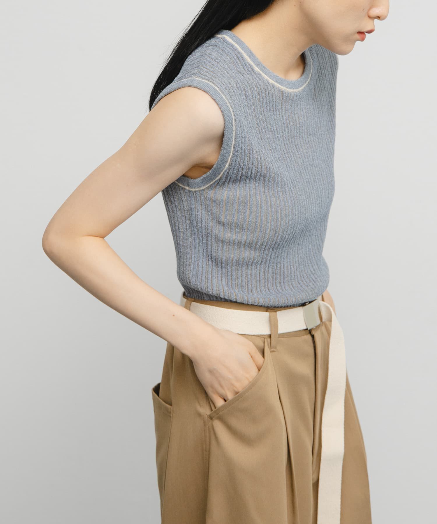  「スリーブレスリンクスニット」|ニット・セーター|